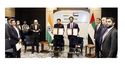 India, UAE sign CEPA to boost goods trade to $100 billion over next five years