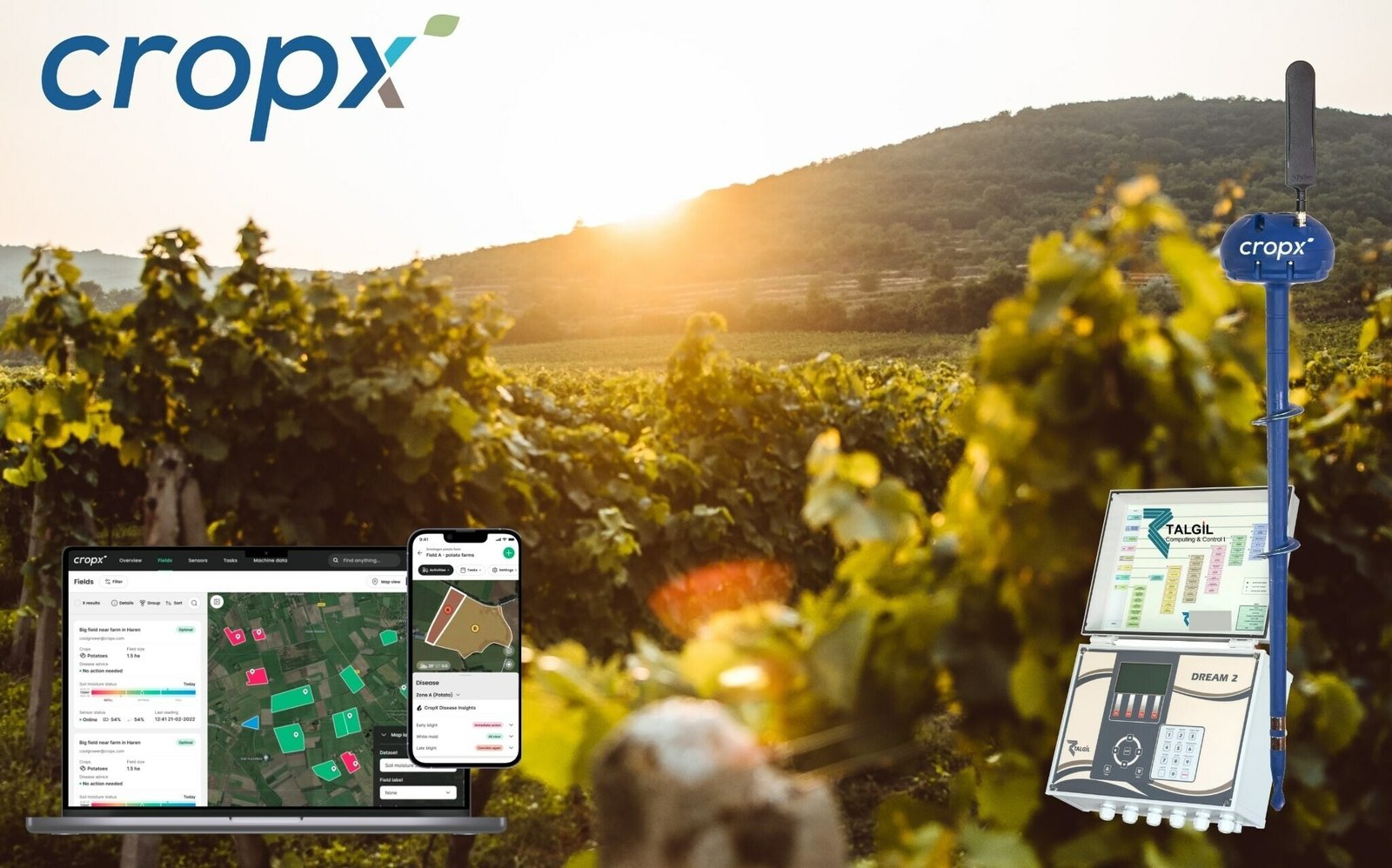 <strong>Israel’s CropX connects to Talgil precision irrigation controllers</strong>