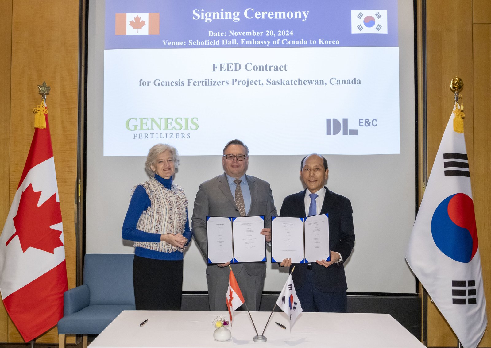 South Korea's DL E&amp;C marks first entry into Canadian Blue Ammonia fertilizer market