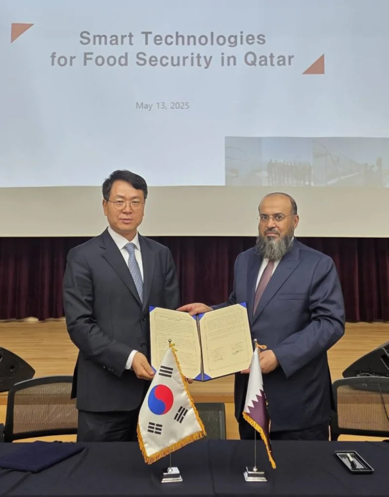 Qatar and S. Korea advance bilateral relations through the Smart-Farm Cooperation Committee