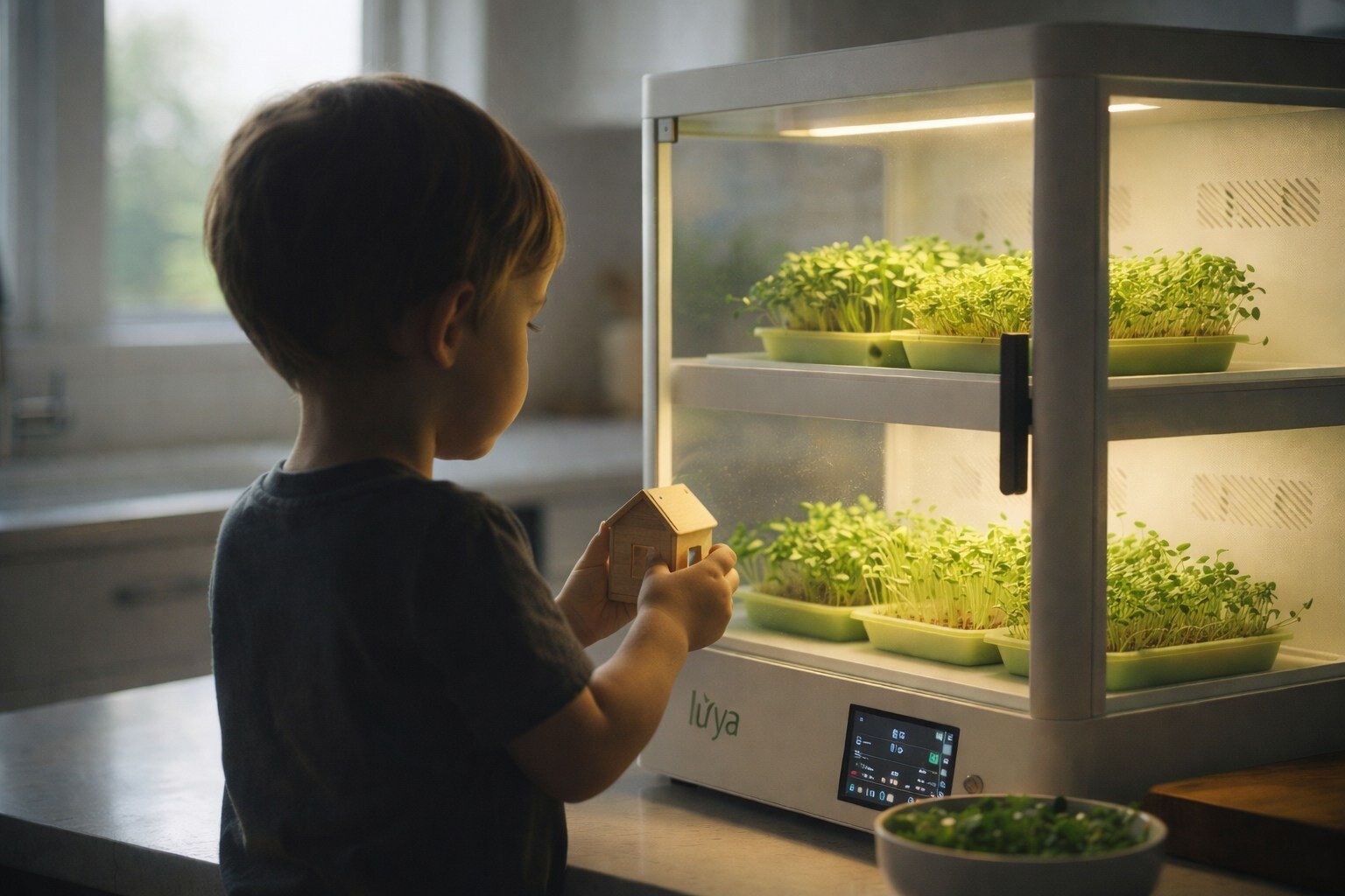 Luya unveils the world's first AI-powered microgreens nutrition system